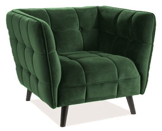 Fotelis Signal Meble Castello Bluvel 78 Velvet Green, 92x85x78 cm