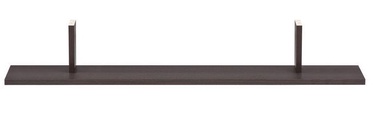 Black Red White Junona Line Wall Shelf 100cm Wenge