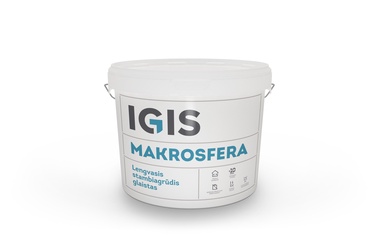 Pahtel Igis Makrosfera, kerge jämedateraline, valge, 3 l