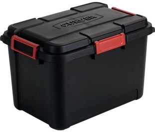 Curver Outback Box With Lid 60l Black Red