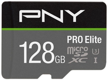 Mälukaart PNY Pro Elite UHS-I Class 10, 128 MB, 100 Mb/s - 90 Mb/s
