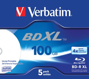 Накопитель данных Verbatim BD-R XL, 100 GB