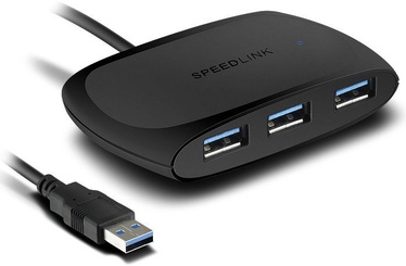 Speedlink Snappy USB 4-Port Hub Passive Black