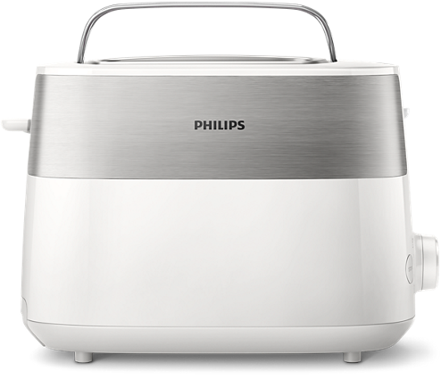 Tosteris Philips HD2516/00, balta/nerūsējošā tērauda