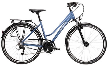 Velosipēds tūristu Kross Trans 4.0 Lady, 28 ", M rāmis, zila/balta