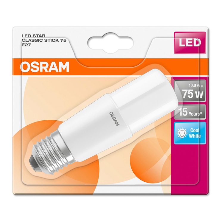 Лампочка Osram LED, S15, белый, E27, 10 Вт, 1050 лм