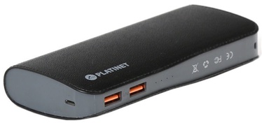 Platinet Leather Power Bank 15000mAh Black