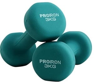 Гантеля ProIron Neoprene, 3 кг x 2 шт.