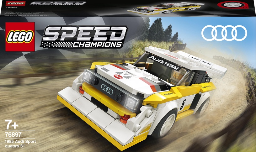 Konstruktorius LEGO® Speed Champions 1985 Audi Sport quattro S1 76897, 250 vnt.