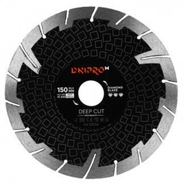 Griešanas disks leņķa slīpmašīnām Dnipro-M Deep Cut, 150 mm