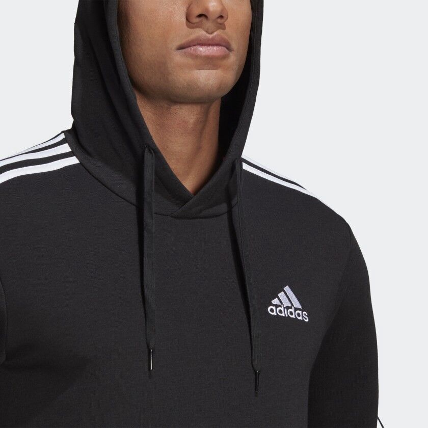 essentials three stripe hoodie