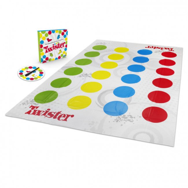 Настольная игра Hasbro Gaming Twister 98831, LV RUS