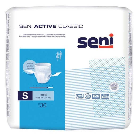 Sauskelnės Seni Active Classic, Small, 30 vnt.