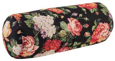 Home4you Holly Globe Roll Pillow D18x50cm Dark/Flowers
