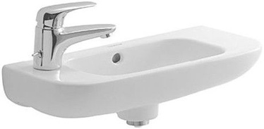 Duravit D-Code 500x220mm Washbasin Left White