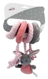 Прорезыватель Tulilo Rabbit, розовый/серый