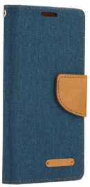 Mocco Canvas Book Case For Samsung Galaxy A8 A530 Blue