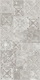 Keraminės dekoruotos sienų plytelės Amalfi Grey, 60x30 cm