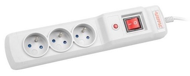 ARMAC Surge Protector 3 Outlet White 1.5m