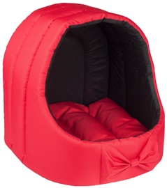 Amiplay Basic Oval Dog House M 40x40x42cm Red