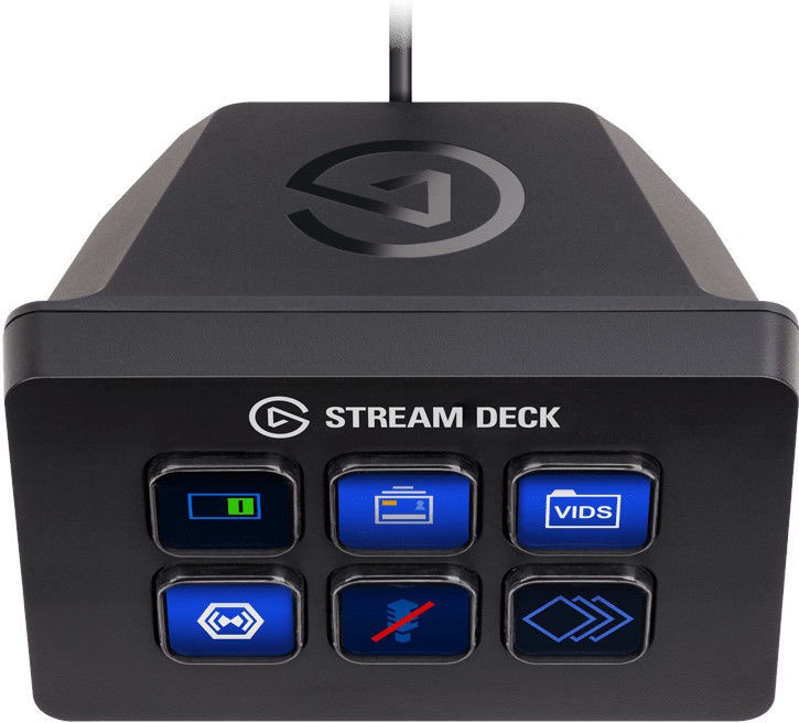 Ringhäälingu konsool Elgato Stream Deck Mini, must