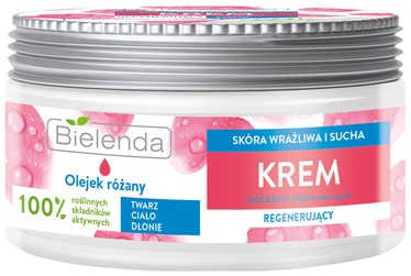 Bielenda Face Body & Hands Cream With Rose Oil 200ml