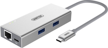 Unitek USB 3.1 Type-C Aluminium Multiport Hub w/ Power Delivery