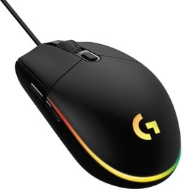 Spēļu pele Logitech G203 Lightsync, melna