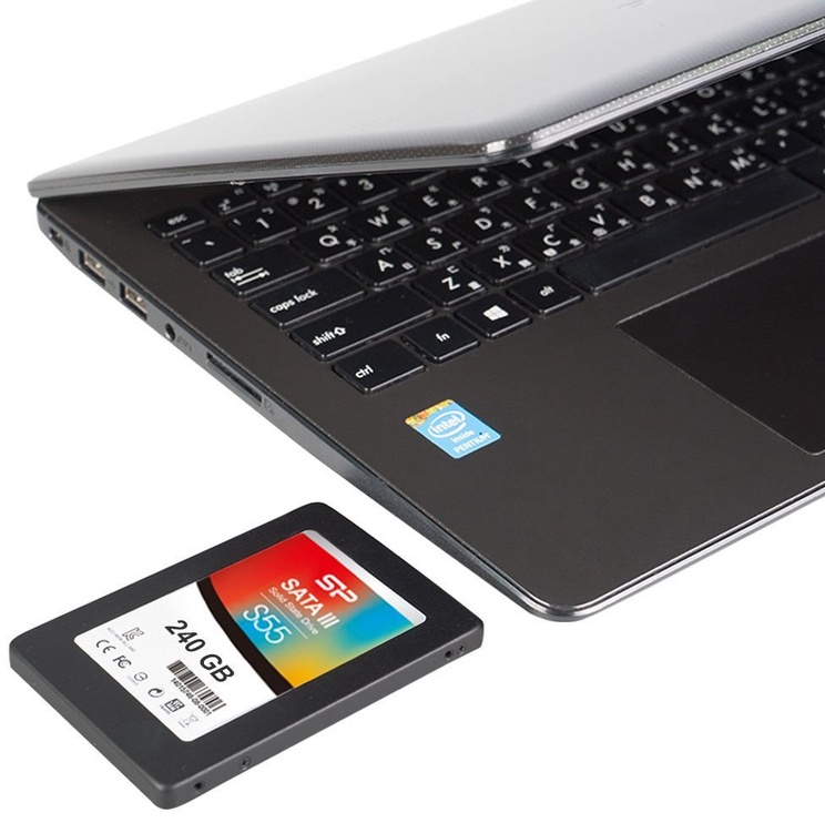 Kietasis diskas (SSD) Silicon Power Slim SP240GBSS3S55S25, 2.5", 240 GB