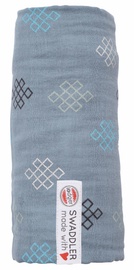 Lodger Xandu Muslin Swaddler 120x120cm Ocean Knot