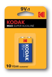 Baterijas Kodak Max, 6LR61, 9 V, 1 gab.