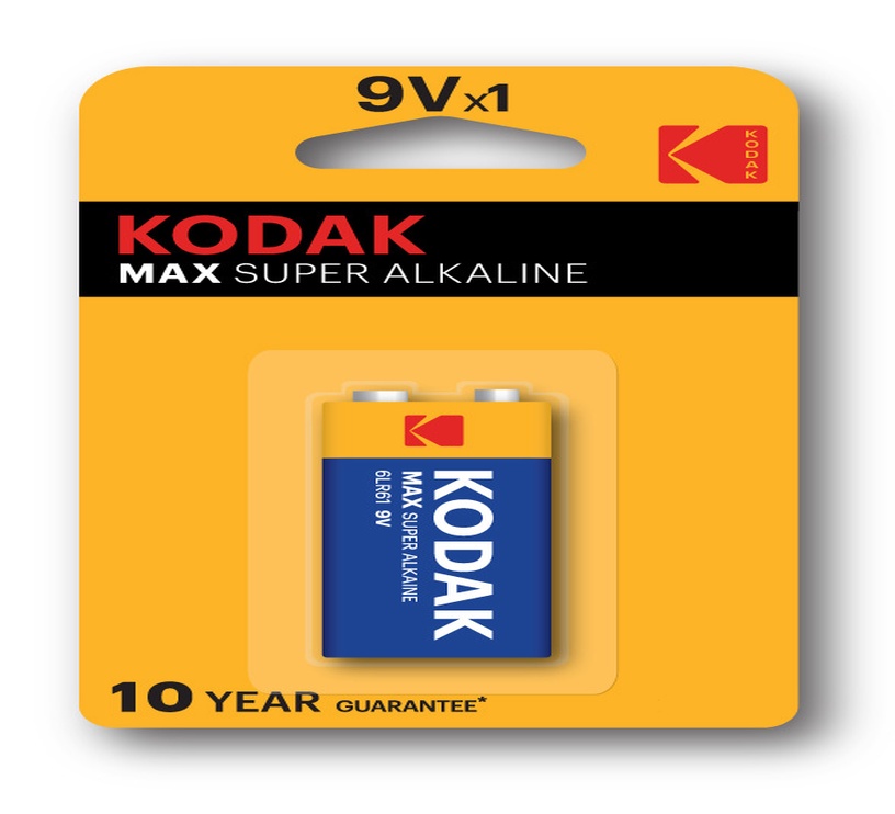 Baterijas Kodak Max, 6LR61, 9 V, 1 gab.