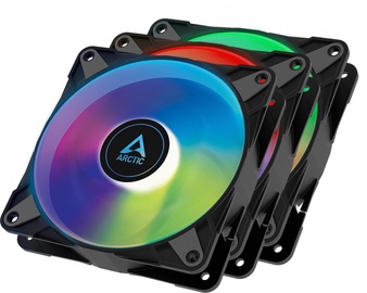 Воздушный охладитель для корпуса Arctic P12 PWM PST A-RGB 3pcs, 120 мм x 25 мм