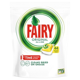 Trauku mazgājamās mašīnas kapsulas Fairy All in 1 Lemon, 44 gab.