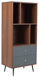 Home4you Rio Chest Of Drawers Walnut/Grey