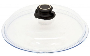 AMT Gastroguss Glass Lid With Knob Ventilation 28cm