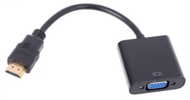 Akyga Adapter VGA / HDMI 0.15m Black