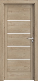 Полотно межкомнатной двери внутреннее помещение Porta Verte Home G4 Verte Home G4, левосторонняя, дубовый, 203 x 64.4 x 4 см