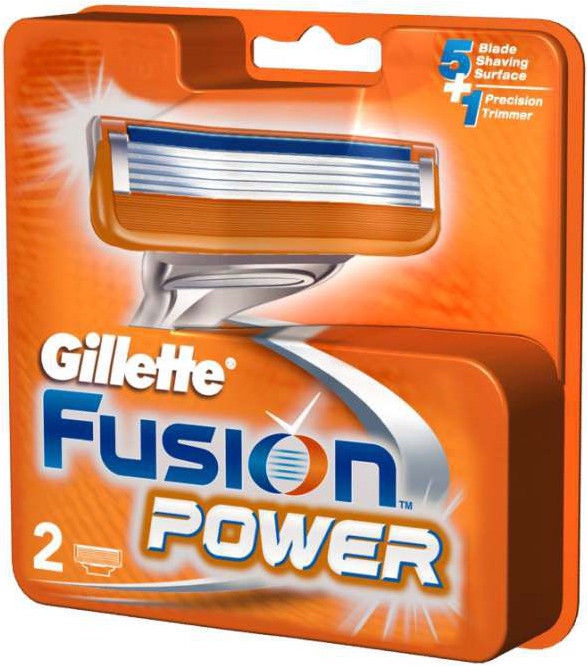 Ašmenys Gillette Fusion Power, 2 vnt.