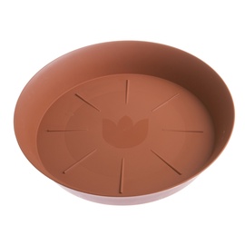 Plastia Pot Plate Brown2 30cm