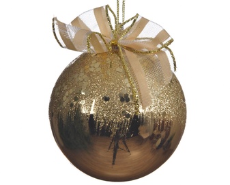 Елочное украшение Decoris 027006, золотой, 80 мм