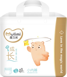 Autiņbiksītes - apakšbiksītes Mulimi Panties, L izmērs, 14 kg, 40 gab.