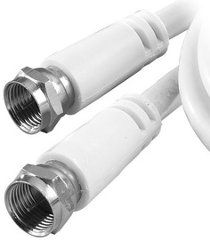 Juhe Vivanco Receiver Connection Cable White 10m 44073