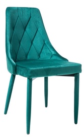 Стул для столовой Signal Meble Modern Trix Velvet, зеленый