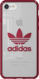 Adidas OR Clear Back Case For Apple iPhone 7/8 Red