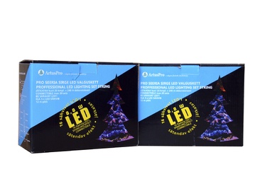 Ühendatav vanik 80 LED 12M vilkuv, soe valge / valge