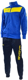 Givova Visa Tracksuit Blue Yellow 2XS