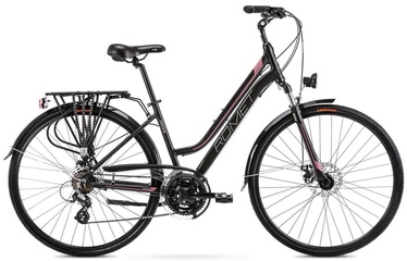 Velosipēds Romet Gazela 2 Black/Pink 2021, 19", 28"