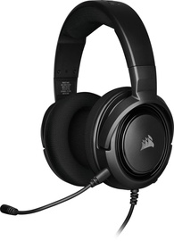 Spēļu austiņas Corsair HS35, melna