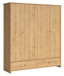 Black Red White Porto Large Wardrobe Burlington Oak